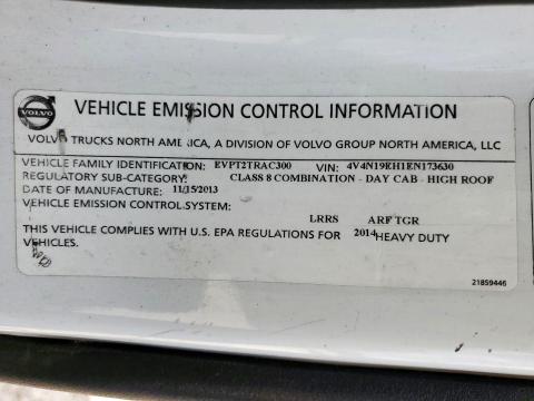 2014 VOLVO VNL SEMI TRUCK