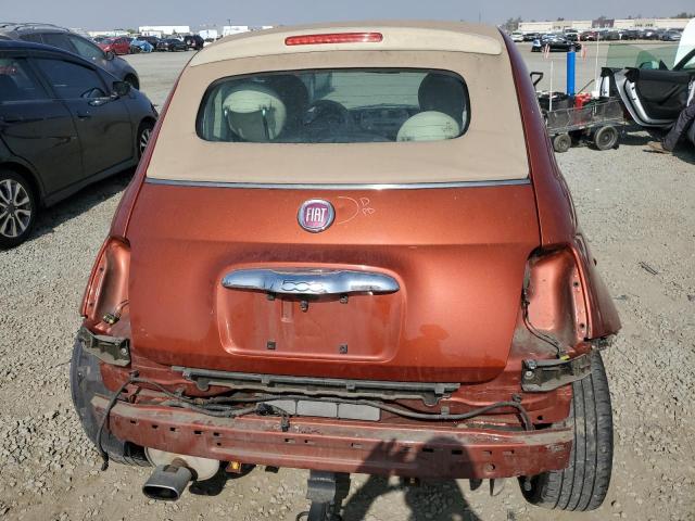  FIAT 500 2012 Pomarańczowy