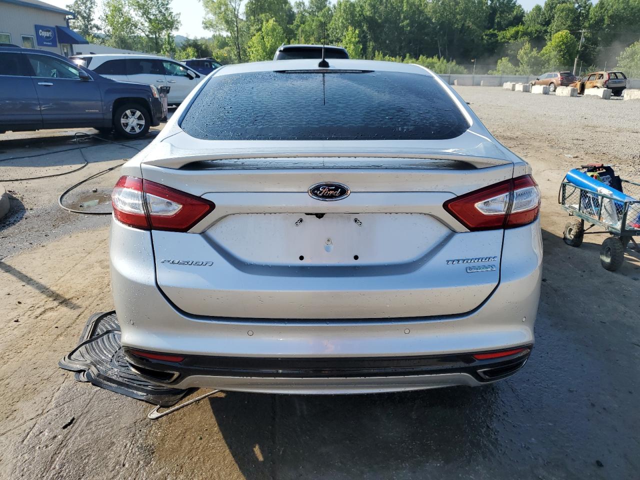 2016 Ford Fusion Titanium VIN: 3FA6P0K93GR400460 Lot: 62360505