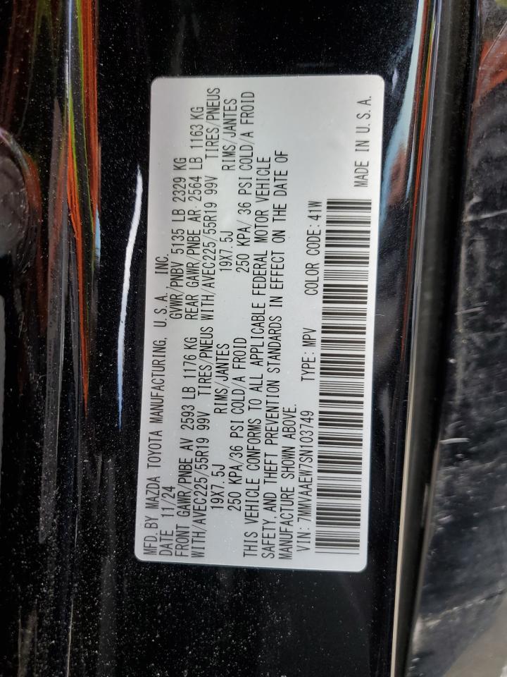 2025 Mazda Cx-50 Premium Plus VIN: 7MMVAAEW7SN103749 Lot: 61268455