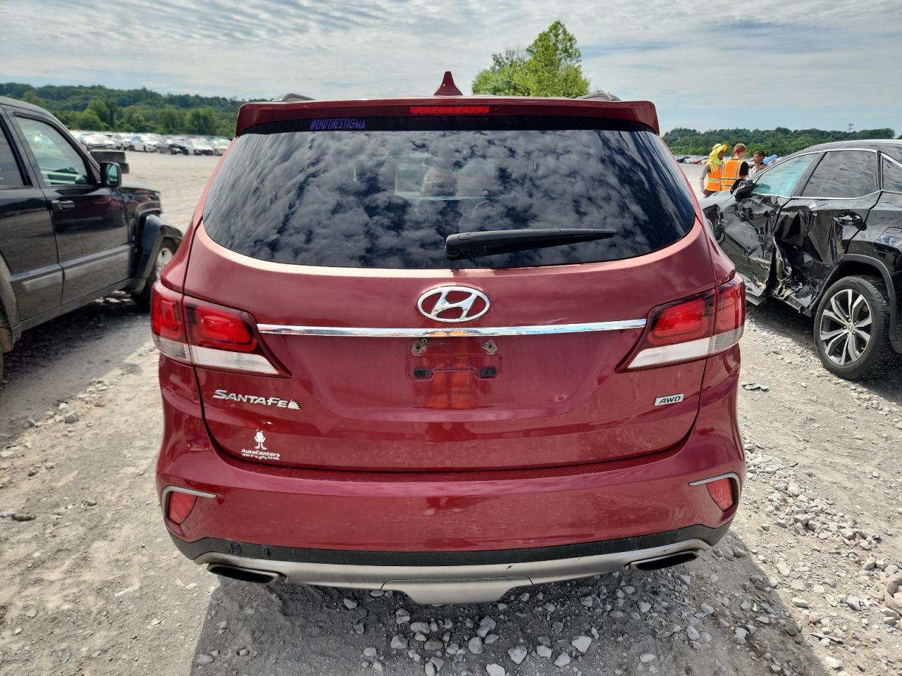 2017 Hyundai Santa Fe Se VIN: KM8SMDHF2HU209026 Lot: 62767955