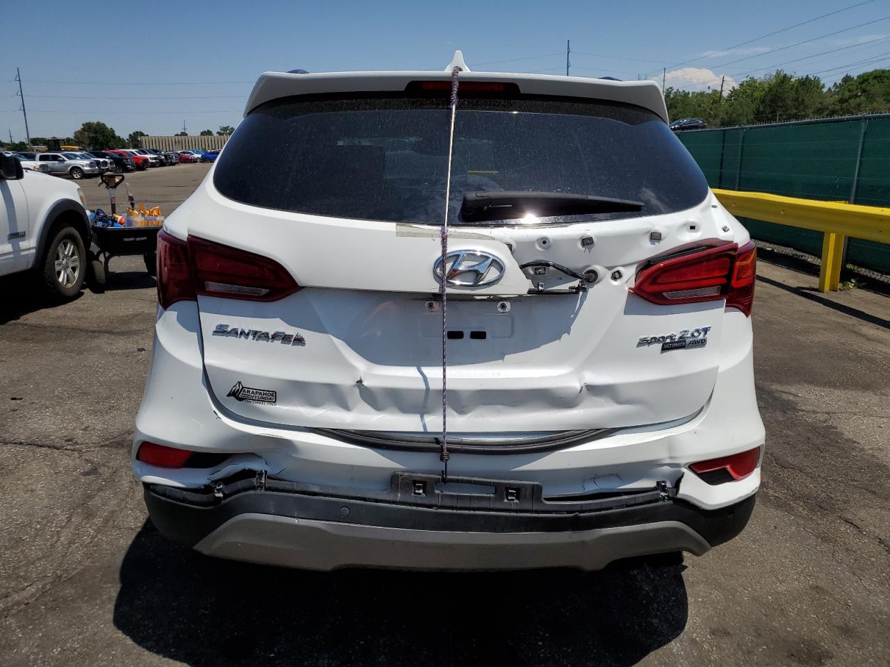 HYUNDAI SANTA FE 2017 VIN 5XYZWDLA2HG466925 фото 6