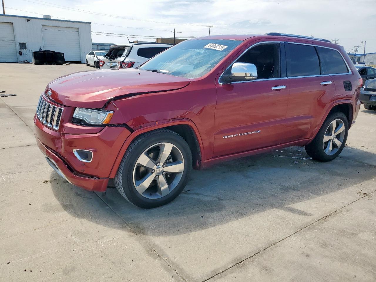 2015 Jeep Grand Cherokee Overland на продаже в Grand Prairie, TX - Front End