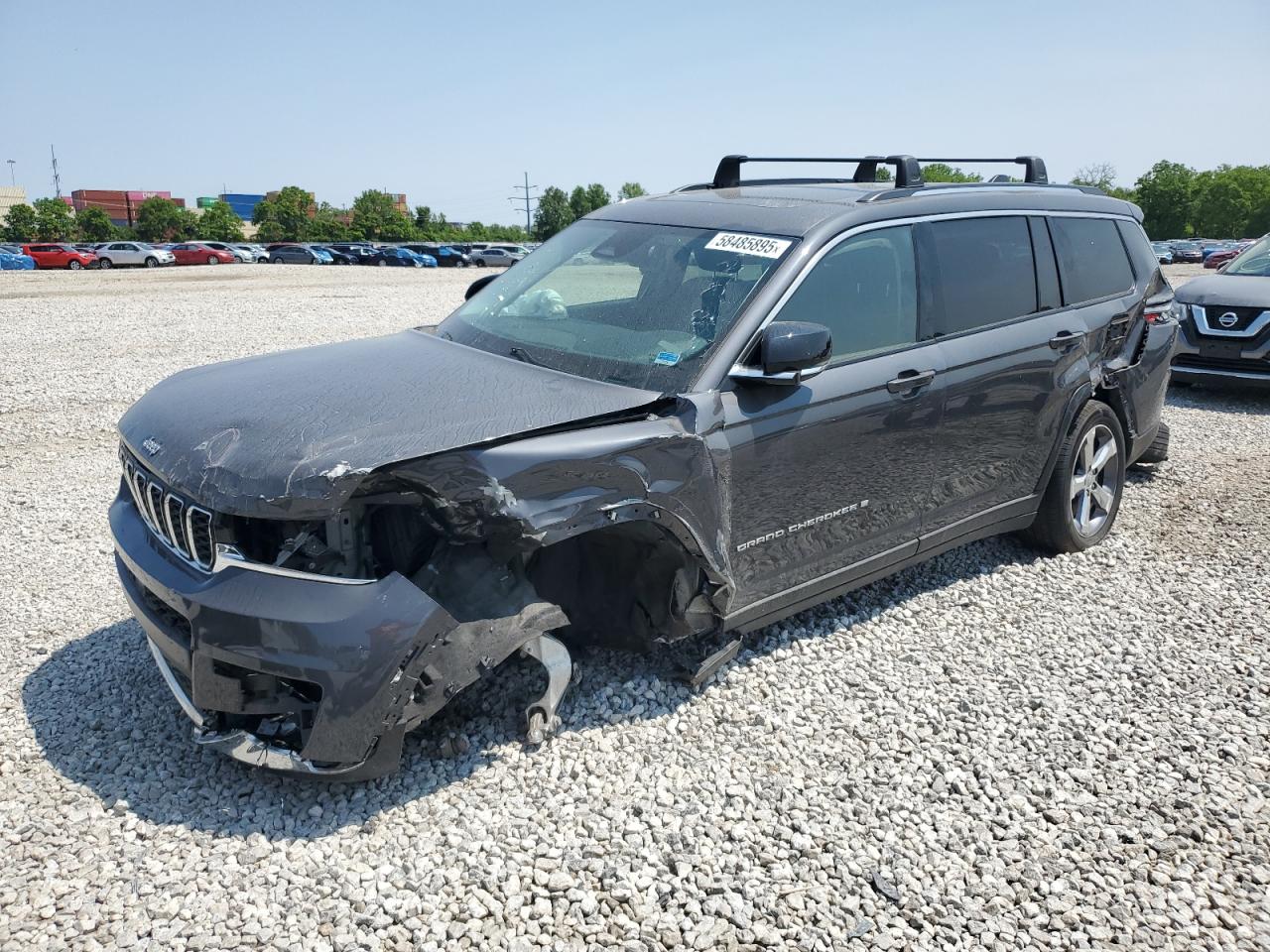 2021 Jeep Grand Cherokee L Limited продається в Columbus, OH - Front End