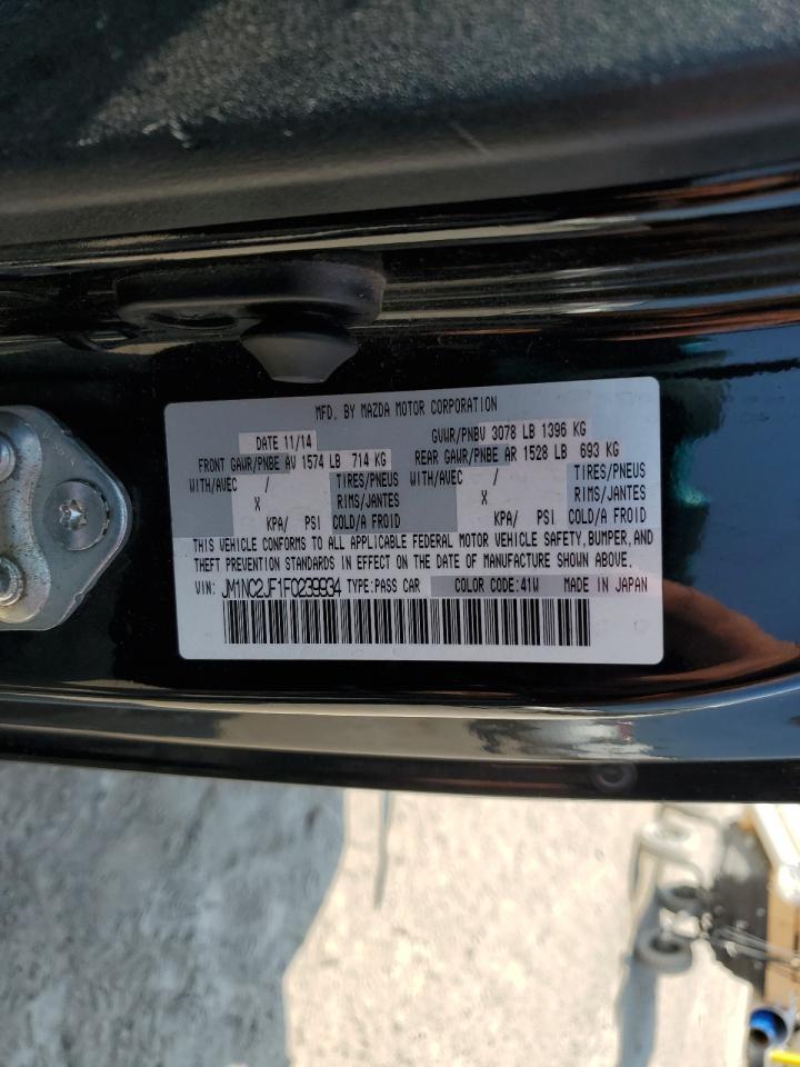 2015 Mazda Mx-5 Miata Sport VIN: JM1NC2JF1F0239934 Lot: 62555975