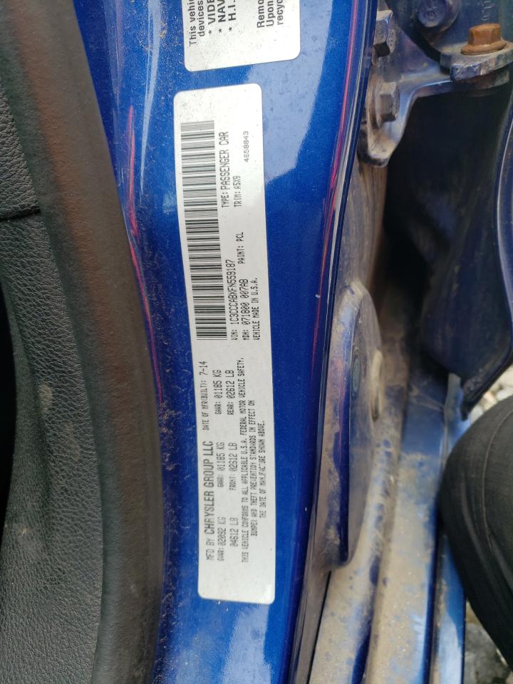 2015 Chrysler 200 Limited VIN: 1C3CCCABXFN559187 Lot: 81077235