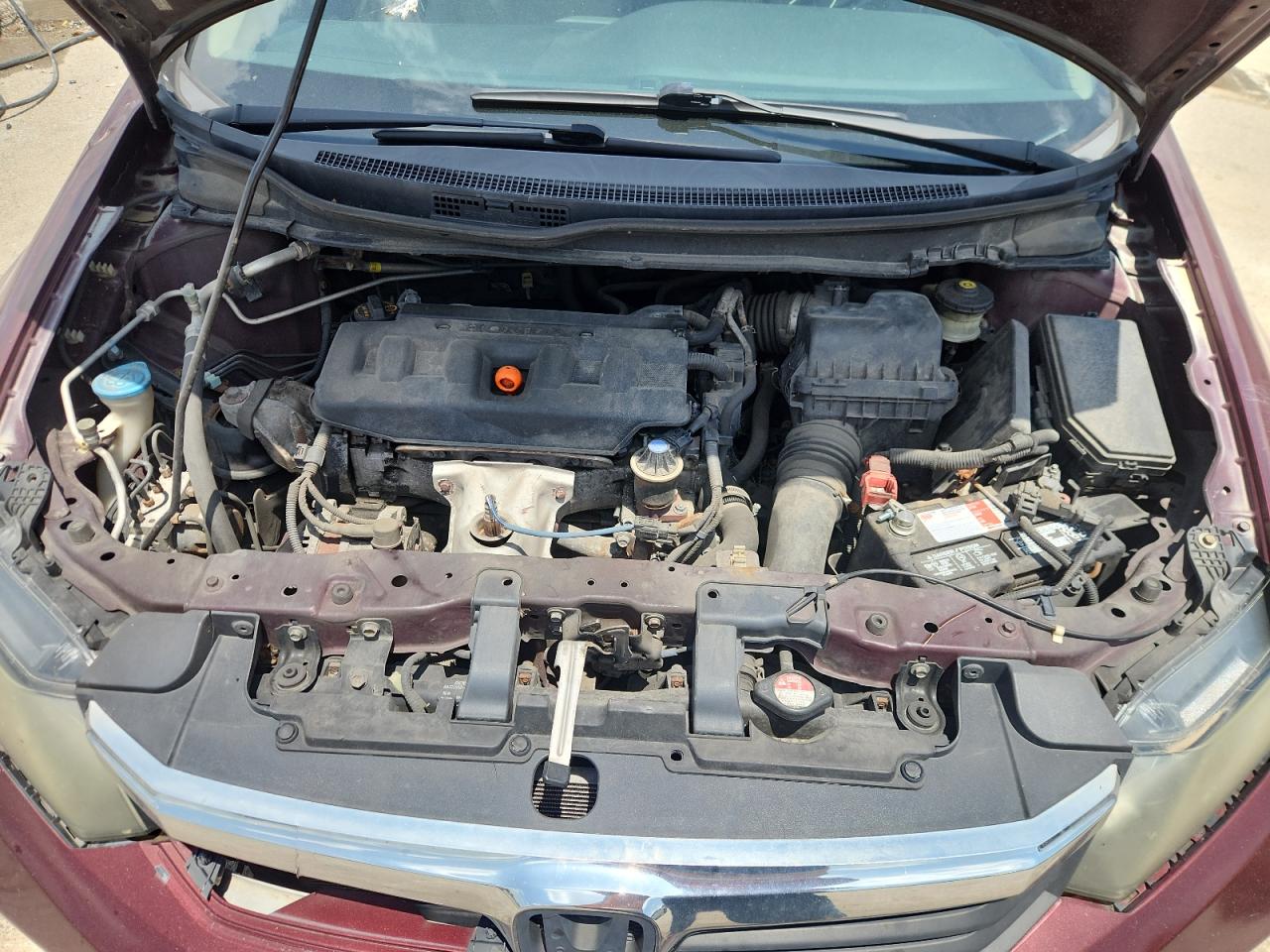 2012 Honda Civic Lx VIN: 2HGFB2F58CH533346 Lot: 62118815