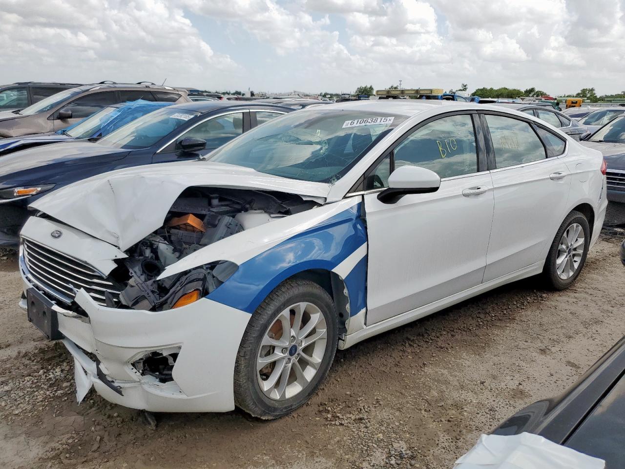 2020 Ford Fusion Se de vânzare în Houston, TX - Front End