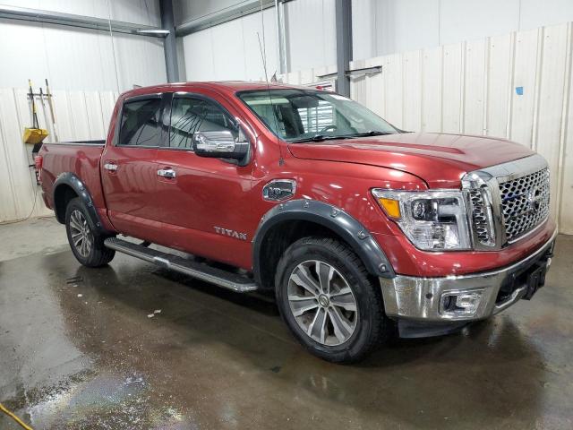  NISSAN TITAN 2017 Red