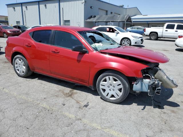  DODGE AVENGER 2014 Красный