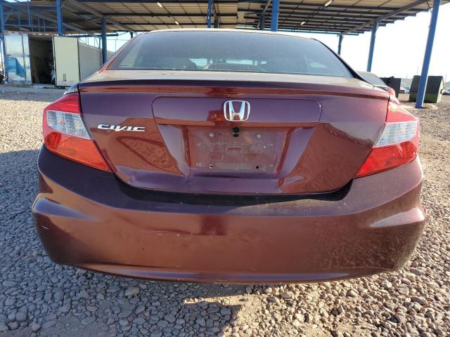  HONDA CIVIC 2012 Burgundy