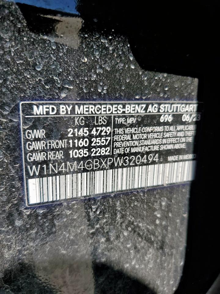 2023 Mercedes-Benz Glb 250 VIN: W1N4M4GBXPW320494 Lot: 61449385