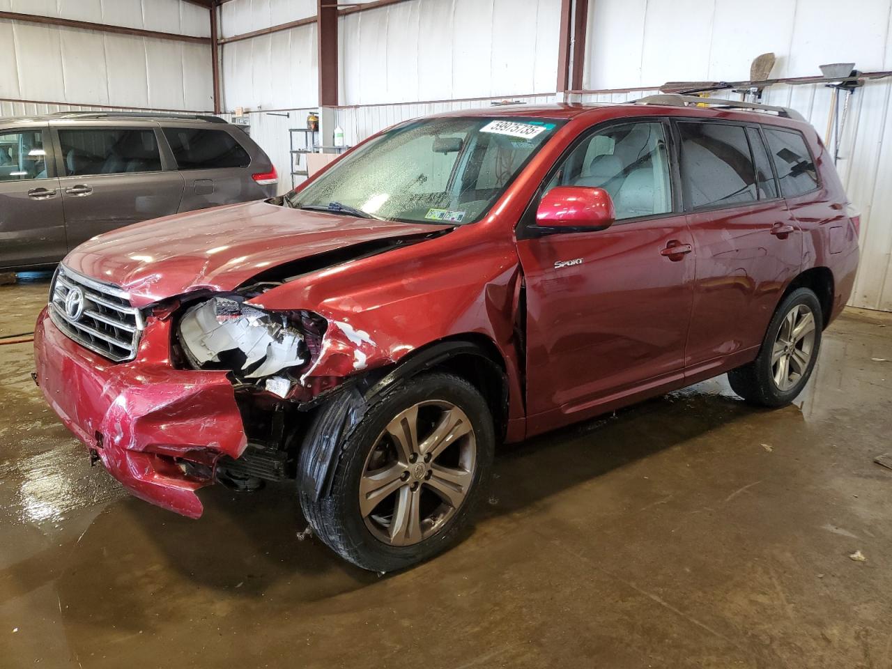 2009 Toyota Highlander Sport   на продаже в Pennsburg, PA - Front End