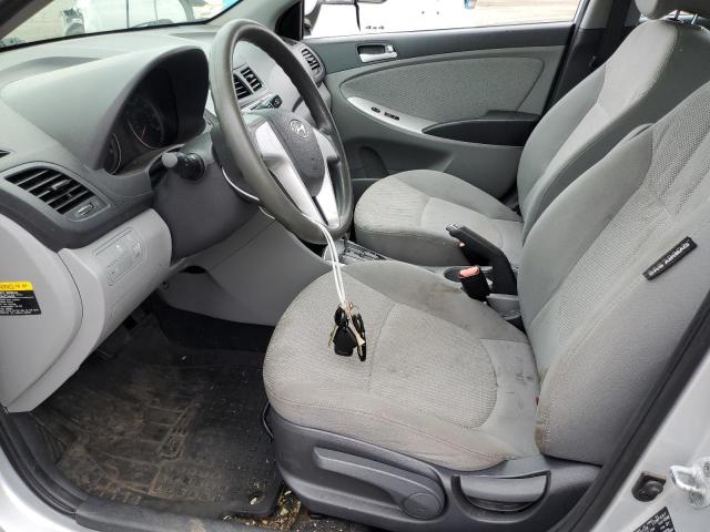 Sedans HYUNDAI ACCENT 2013 Srebrny