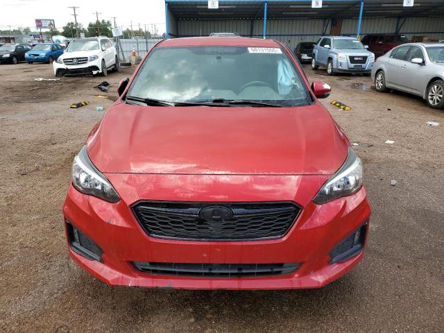  SUBARU IMPREZA 2019 Czerwony