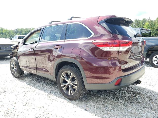  TOYOTA HIGHLANDER 2019 Бургунди
