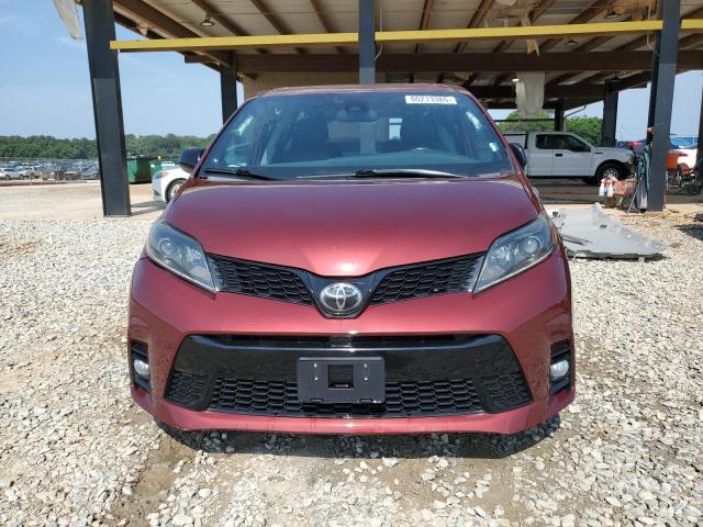  TOYOTA SIENNA 2020 Czerwony