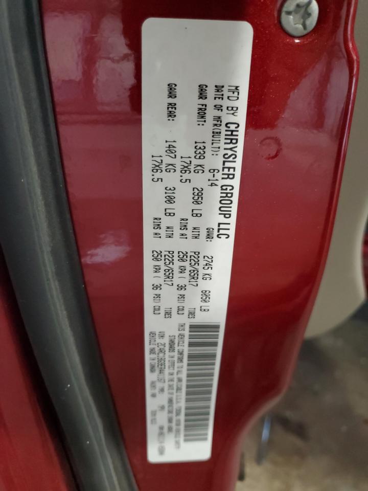 2014 Chrysler Town & Country Touring VIN: 2C4RC1BG9ER441167 Lot: 63054075