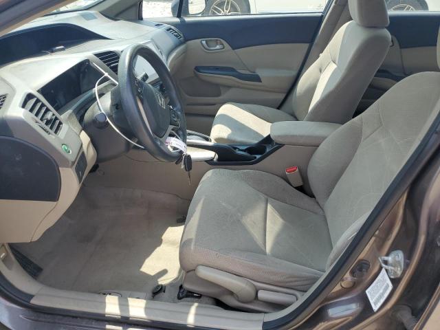 Sedans HONDA CIVIC 2012 Brązowy