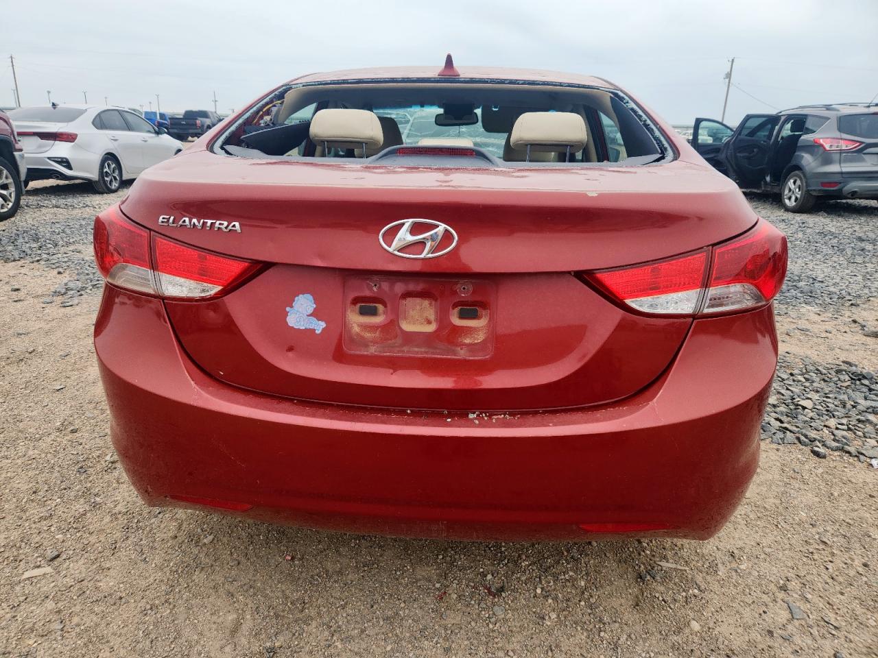 2013 Hyundai Elantra Gls VIN: KMHDH4AE7DU492984 Lot: 62876765