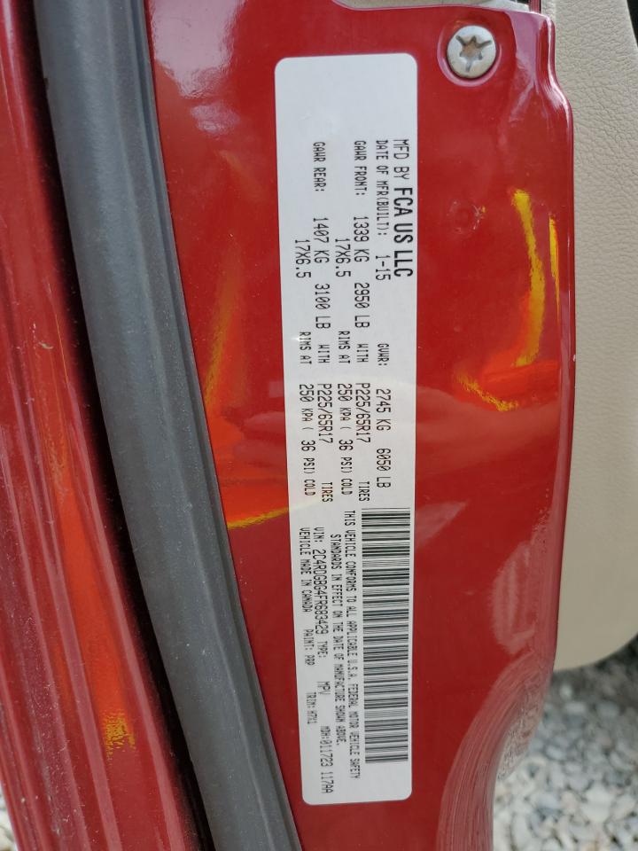 2015 Dodge Grand Caravan Se VIN: 2C4RDGBG4FR683429 Lot: 84932845