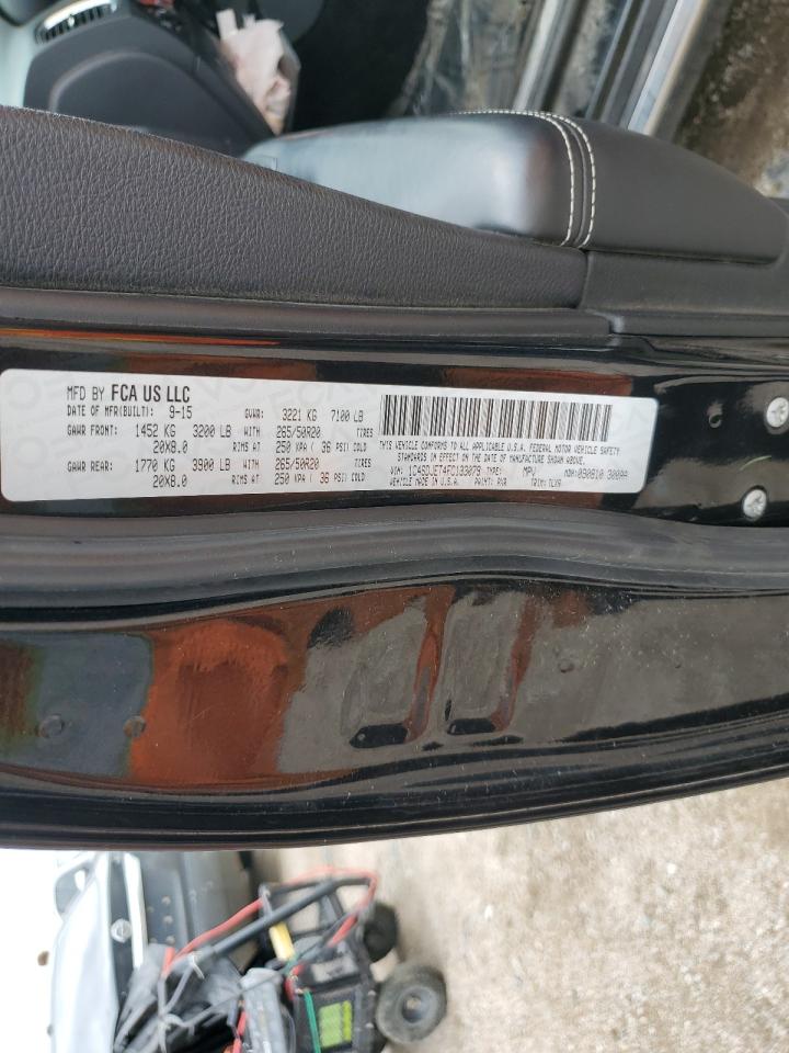 2015 Dodge Durango Citadel VIN: 1C4SDJET4FC133079 Lot: 61791735