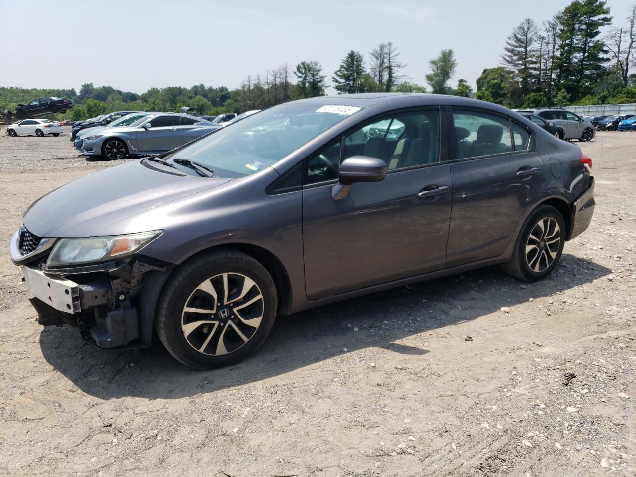 2015 Honda Civic Ex for Sale in Finksburg, MD - Front End