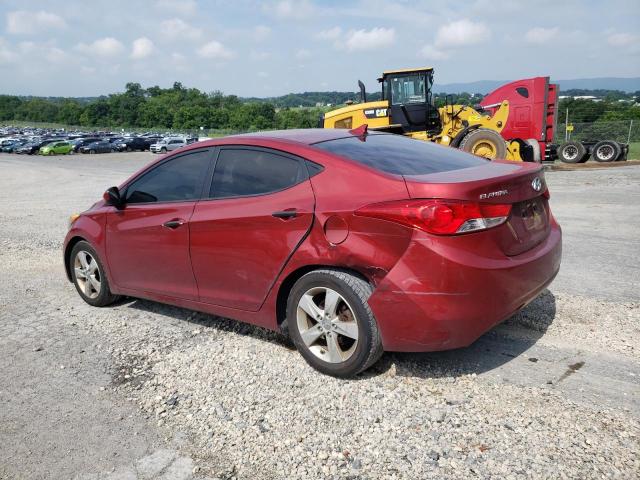  HYUNDAI ELANTRA 2013 Czerwony