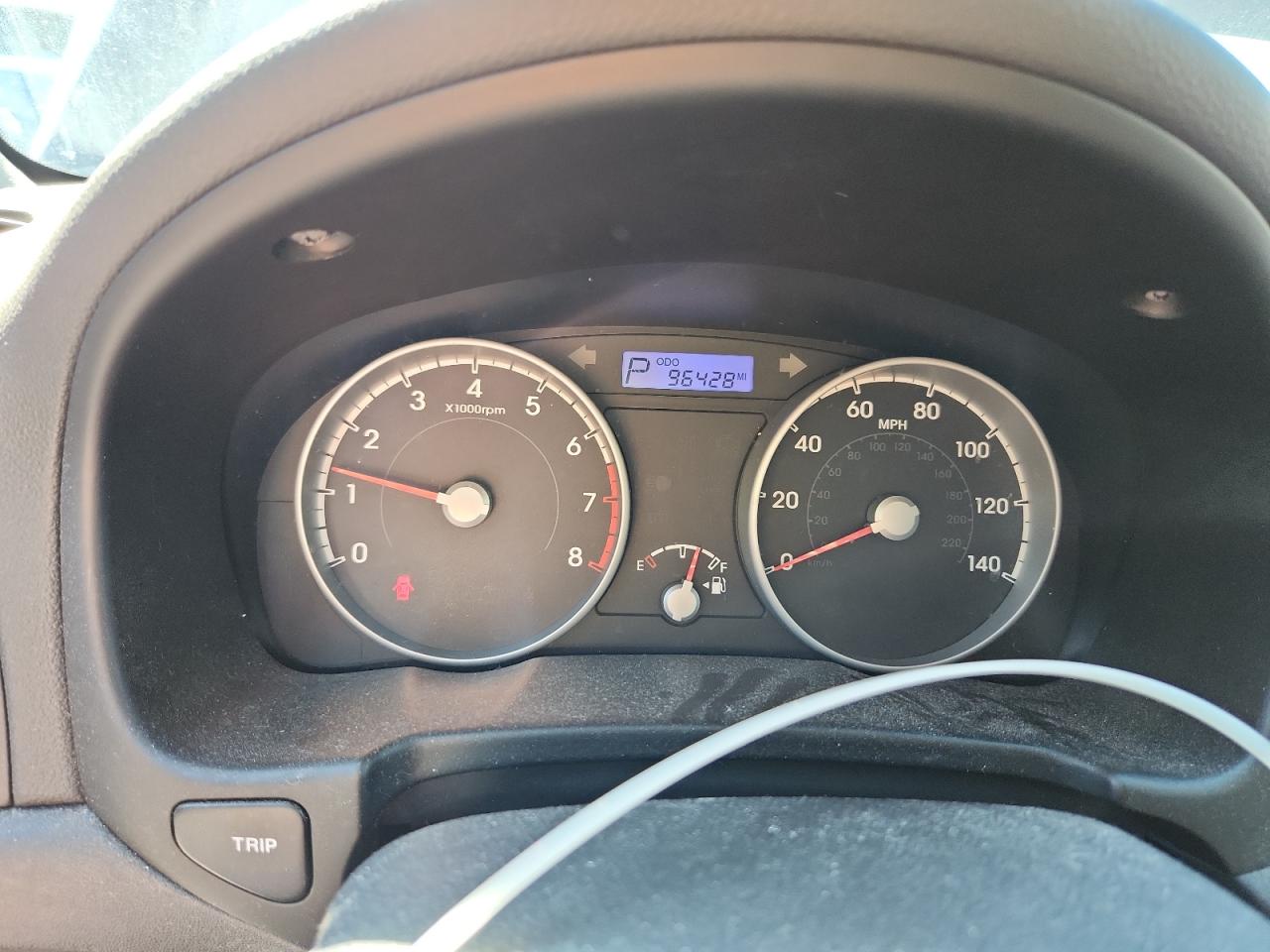 2010 Hyundai Accent Blue VIN: KMHCM3AC9AU168706 Lot: 63093155