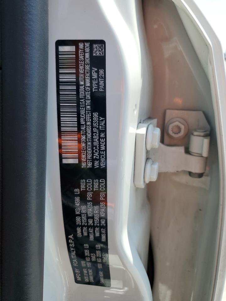 2018 Jeep Renegade Sport VIN: ZACCJBAB2JPJ53896 Lot: 62912805