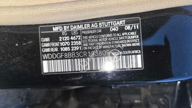 2012 MERCEDES-BENZ C 300 4MATIC  