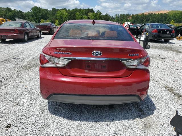  HYUNDAI SONATA 2015 Czerwony