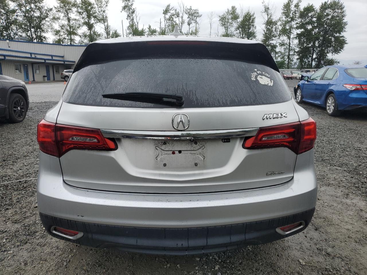 2014 Acura Mdx VIN: 5FRYD4H21EB024366 Lot: 61624225