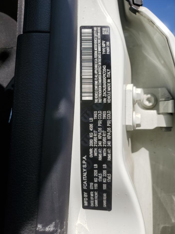 2019 Jeep Renegade Sport VIN: ZACNJBAB6KPK72643 Lot: 62472665