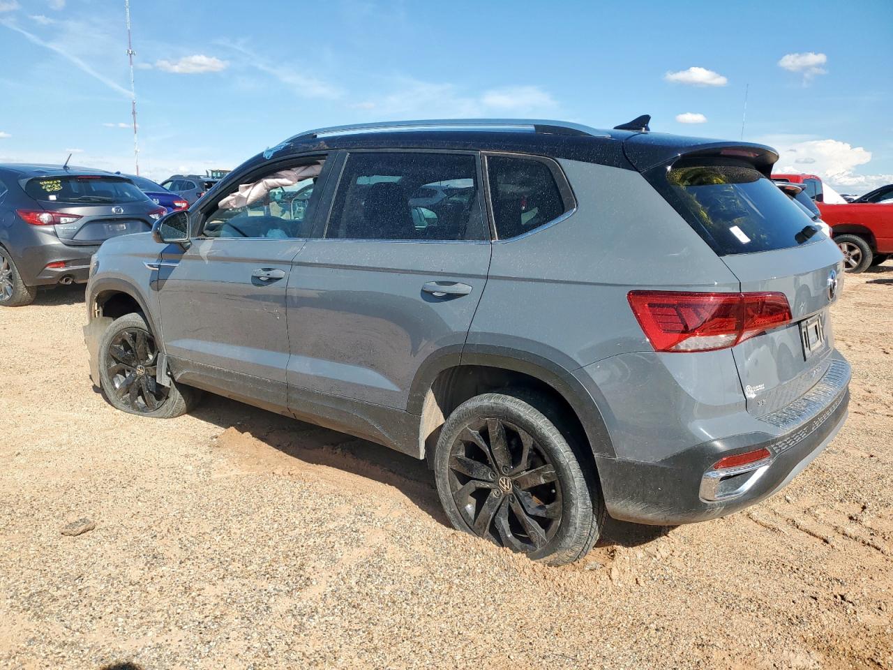 2023 Volkswagen Taos Se grey null gas 3VVEX7B29PM341964 photo #3