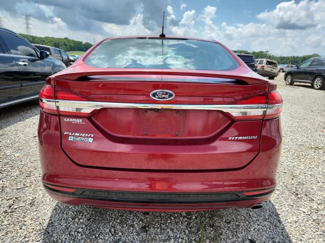 Sedans FORD FUSION 2017 Red