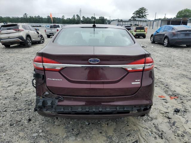 Sedans FORD FUSION 2017 Bordowy