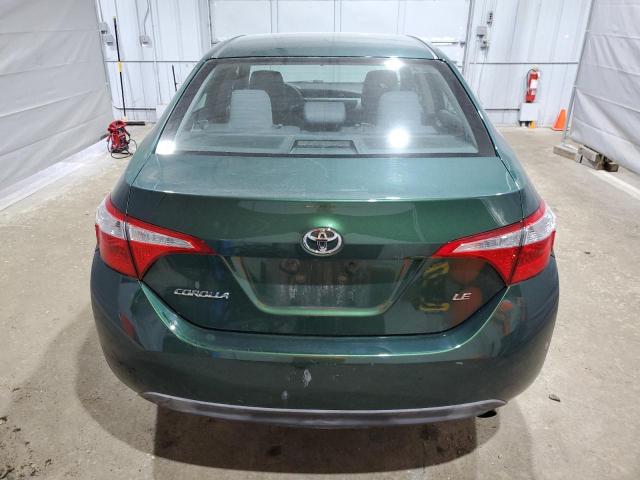 Sedans TOYOTA COROLLA 2016 Zielony