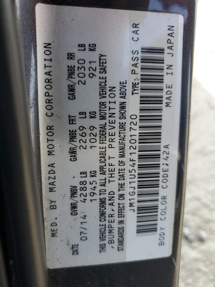 2015 Mazda 6 Sport VIN: JM1GJ1U54F1201720 Lot: 62529055