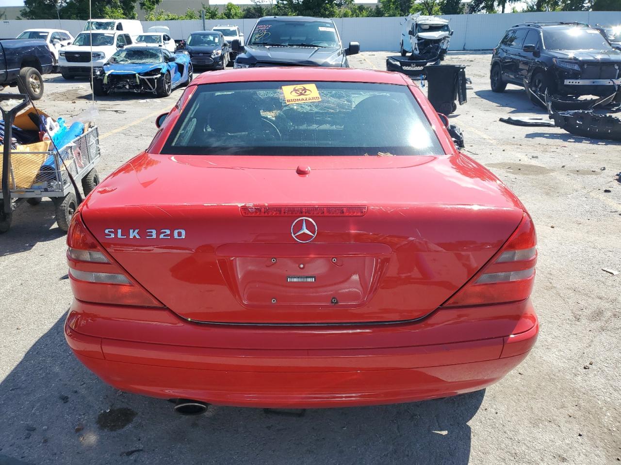 2002 Mercedes-Benz Slk 320 VIN: WDBKK65F62F246665 Lot: 61410145
