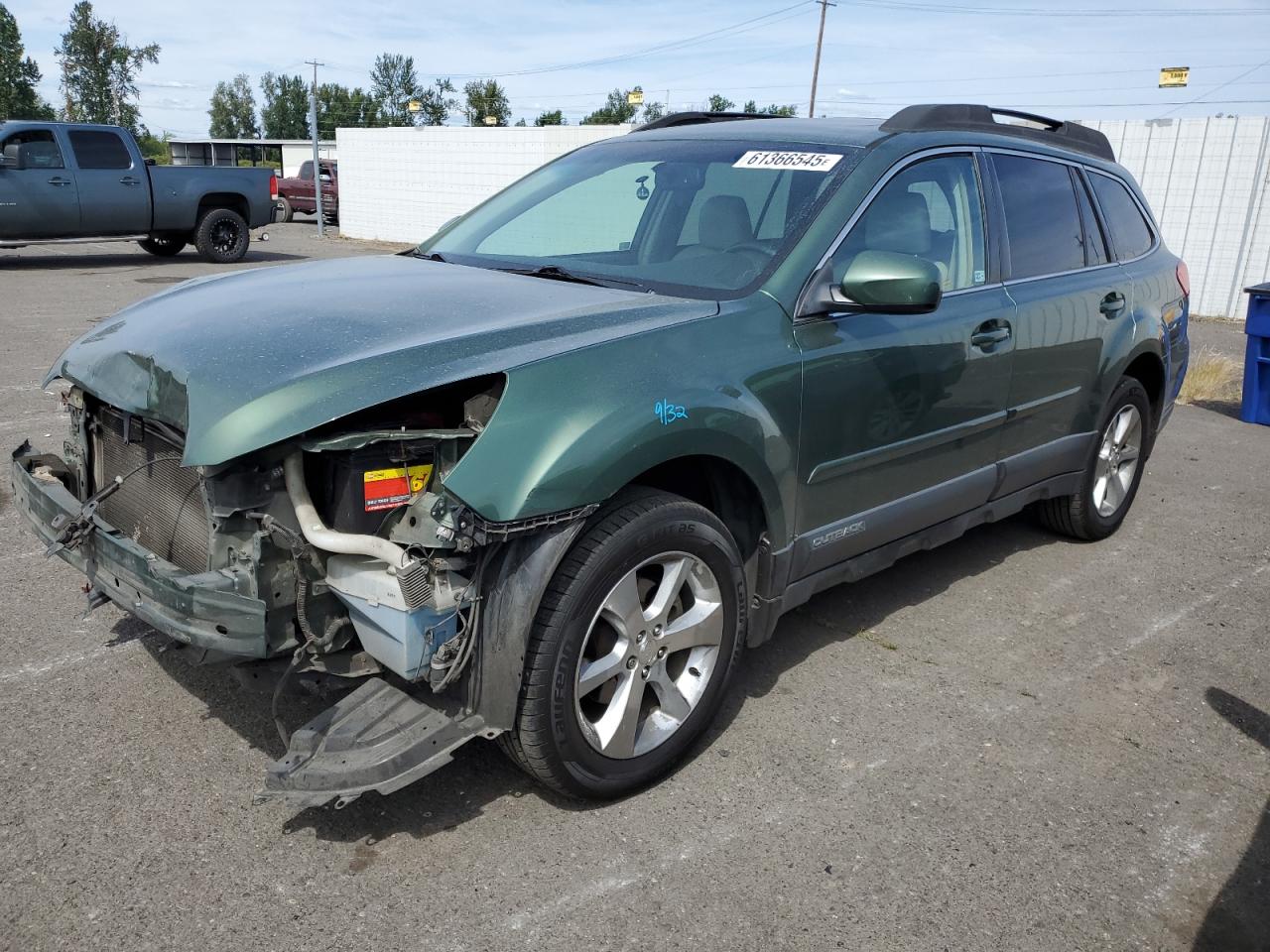 2013 Subaru Outback 2.5I Limited продається в Portland, OR - Front End
