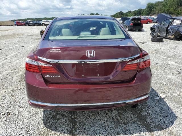  HONDA ACCORD 2016 Бордовый