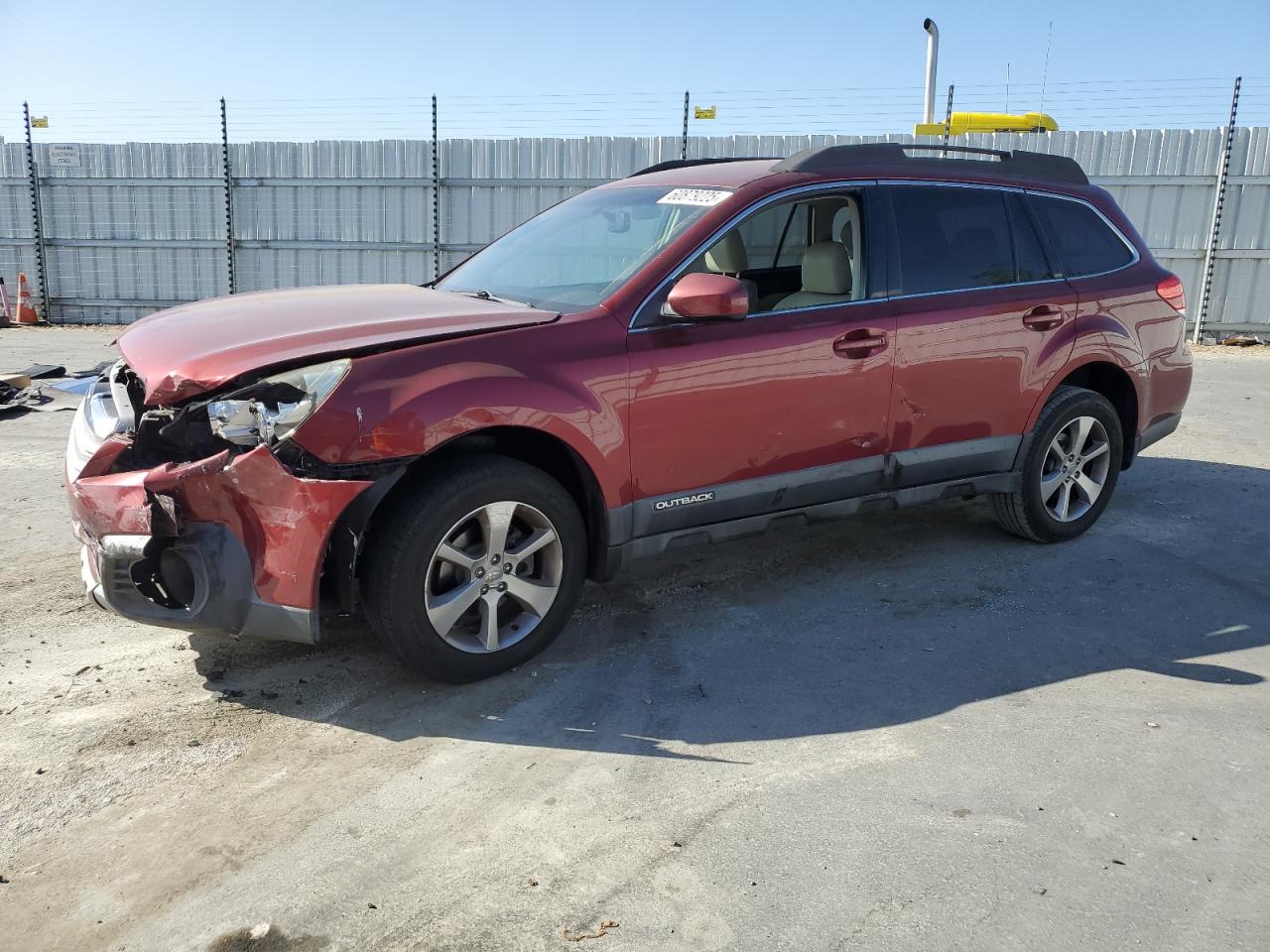 2014 Subaru Outback 2.5I Limited продається в Antelope, CA - Front End