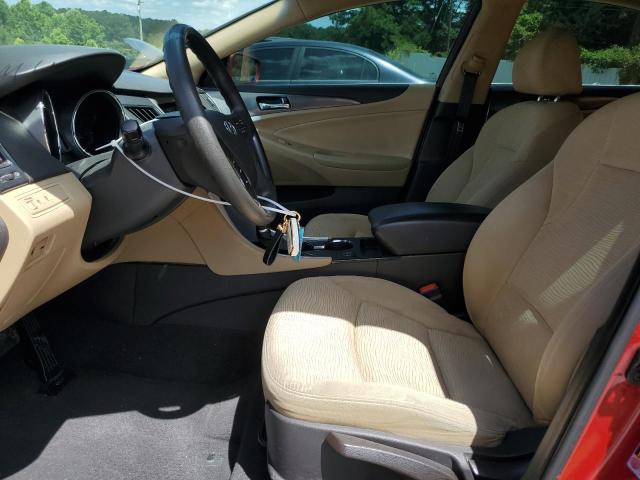  HYUNDAI SONATA 2015 Czerwony