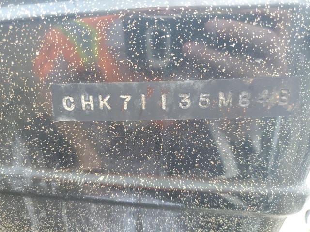 1984 CHECKMATE BOATS INC CHK71135M84B