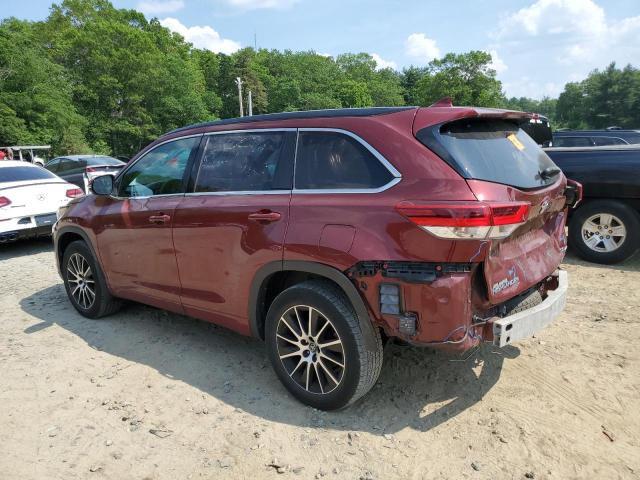  TOYOTA HIGHLANDER 2017 Бургунди