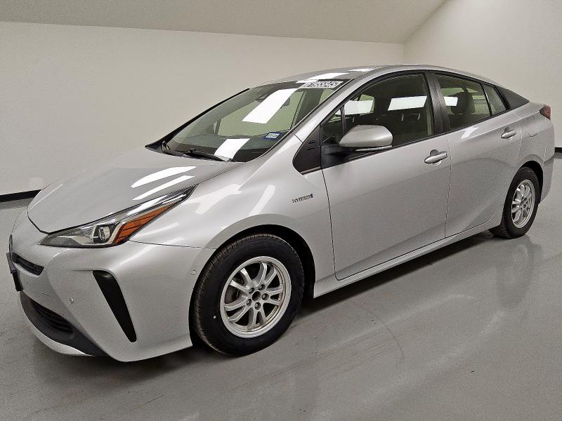  TOYOTA PRIUS 2021 Серебристый