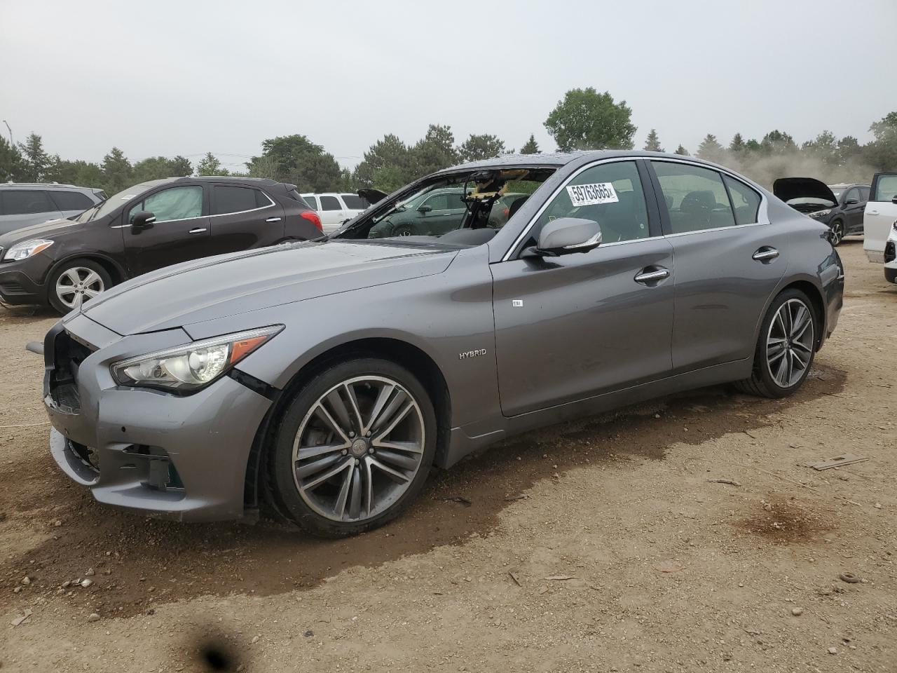2016 Infiniti Q50 Hybrid for Sale in Elgin, IL - Vandalism