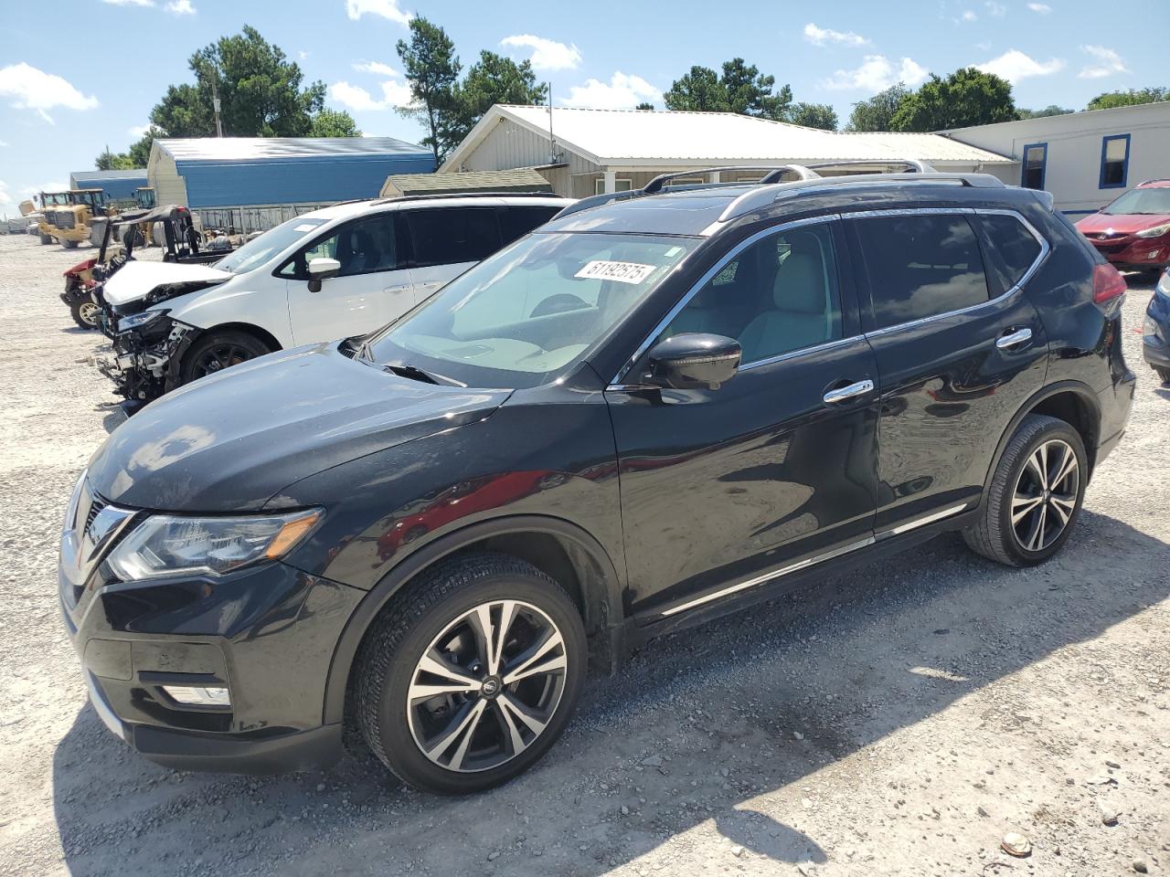 2017 Nissan Rogue Sv იყიდება Prairie Grove-ში, AR - Hail