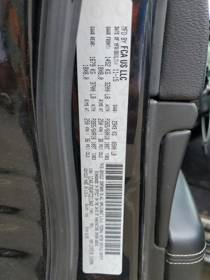 2015 Jeep Grand Cherokee Limited VIN: 1C4RJFBG4FC211842 Lot: 61938705